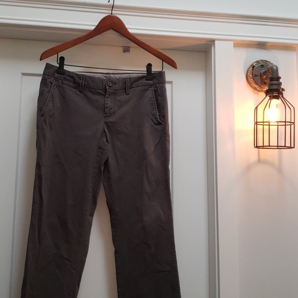 Banana republic grey straight leg pants